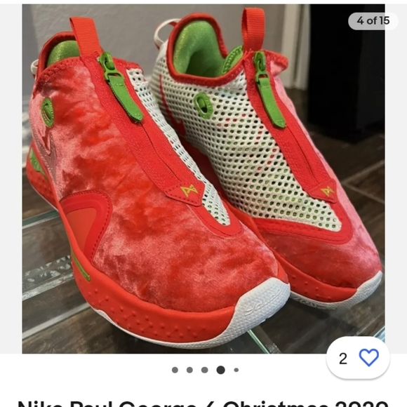 Nike Paul George Christmas edition size 12 - Picture 2 of 3